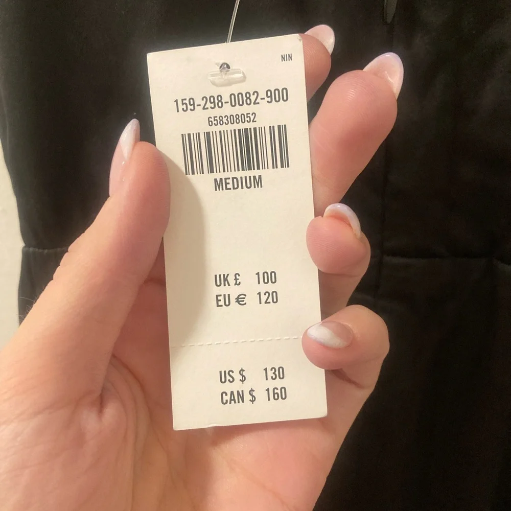 Long black dress never worn